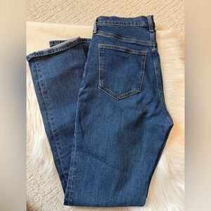 Abercrombie & Fitch Ultra High Rise Ankle Straight 26 XL Dark Wash